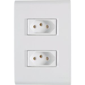 CJ 2 TOMADAS 2P+T 10A/250V LIZ BR