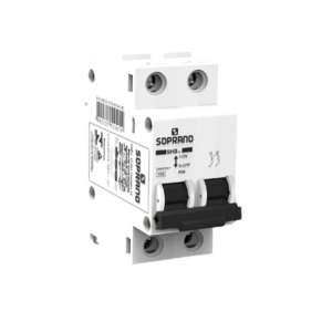 DISJUNTOR DIN SHB2 CURVA C 2 X 25A SOPRANO