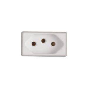 TOMADA 2P+T 10A/250V BRANCO